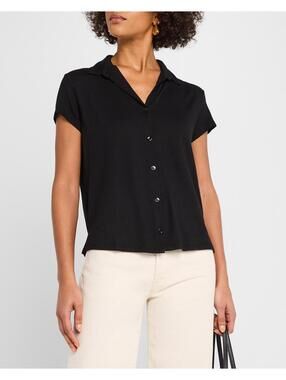 Majestic Filatures Deluxe Button Up Teeshirt Superwashed Soft Touch Size 1 Small